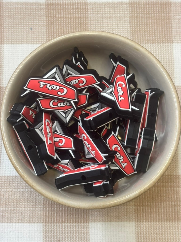 Silicone Focal Bead | 216 Cars