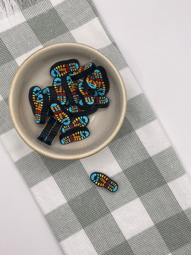 Silicone Focal Bead | 341 | Best Dad Ever