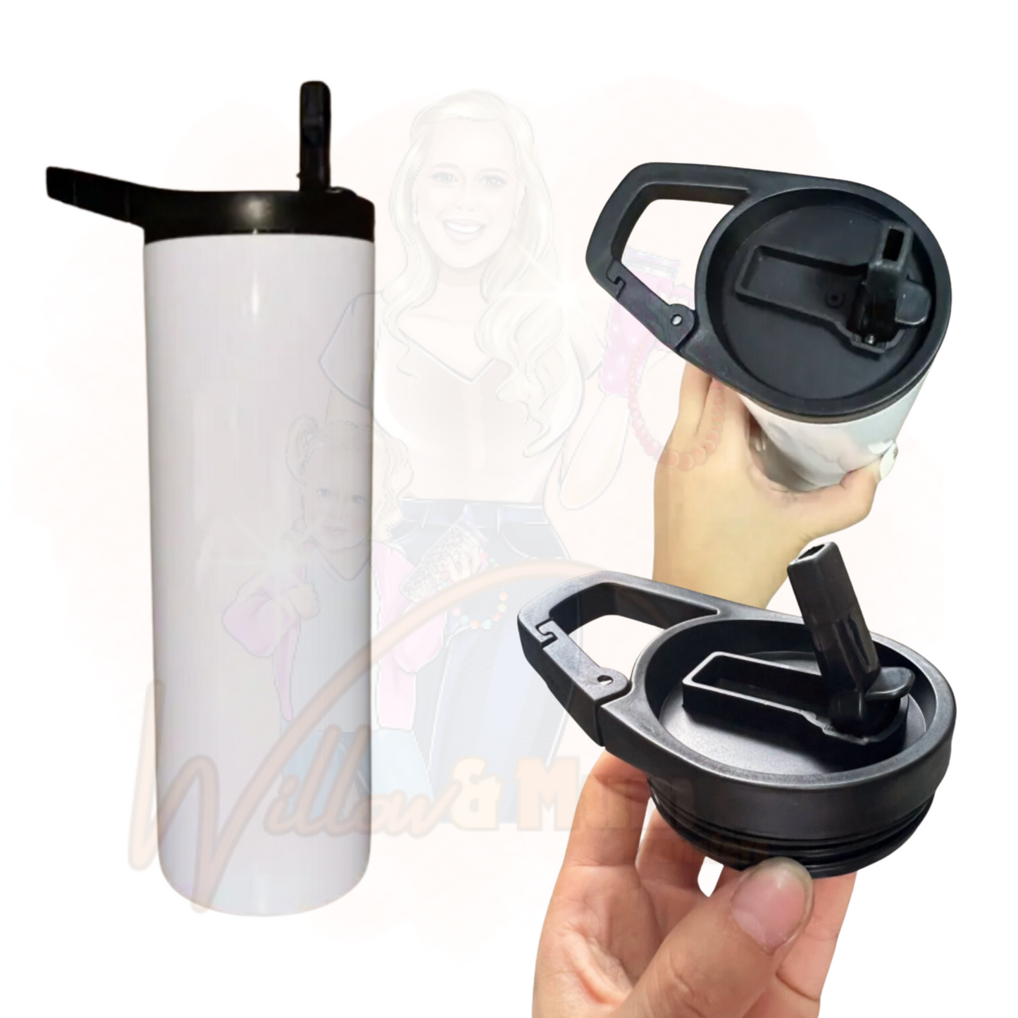 20oz | Sublimation |  Sports Water Bottle | Blanks