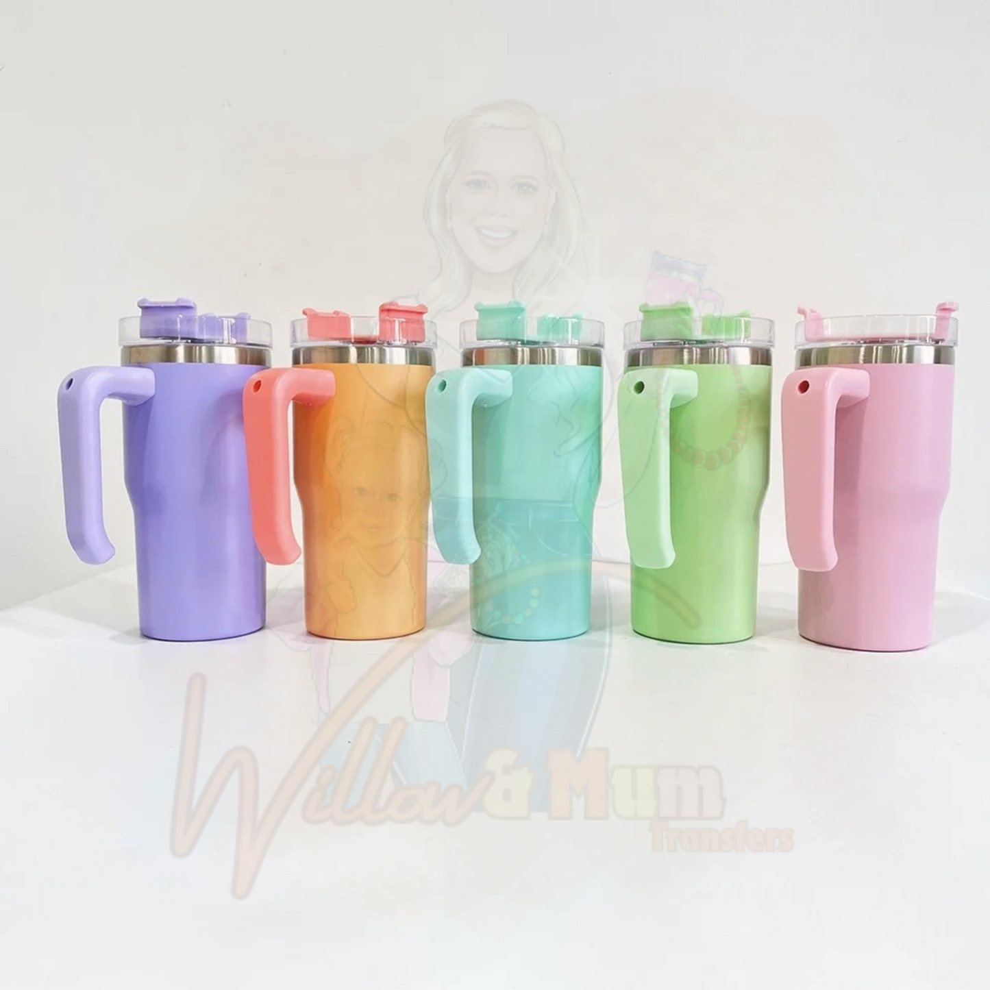 20oz | Sublimation | Blanks | Macaron Tumbler W Removable handle