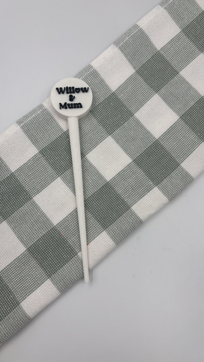 Custom 3D Glitter Poker