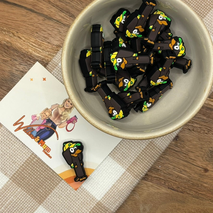 Silicone Focal Bead | 153 | Bluey Snickers