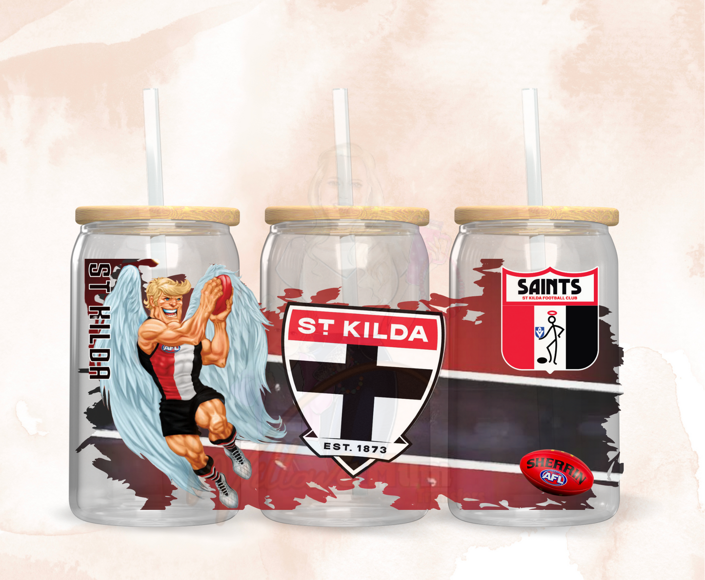 2025 |UV DTF 16OZ Wrap | SPORTS | St Kilda ( new logo)