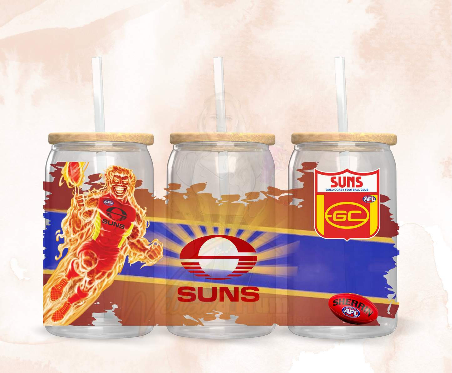UV DTF 16OZ Wrap | SPORTS | Suns ( new logo)