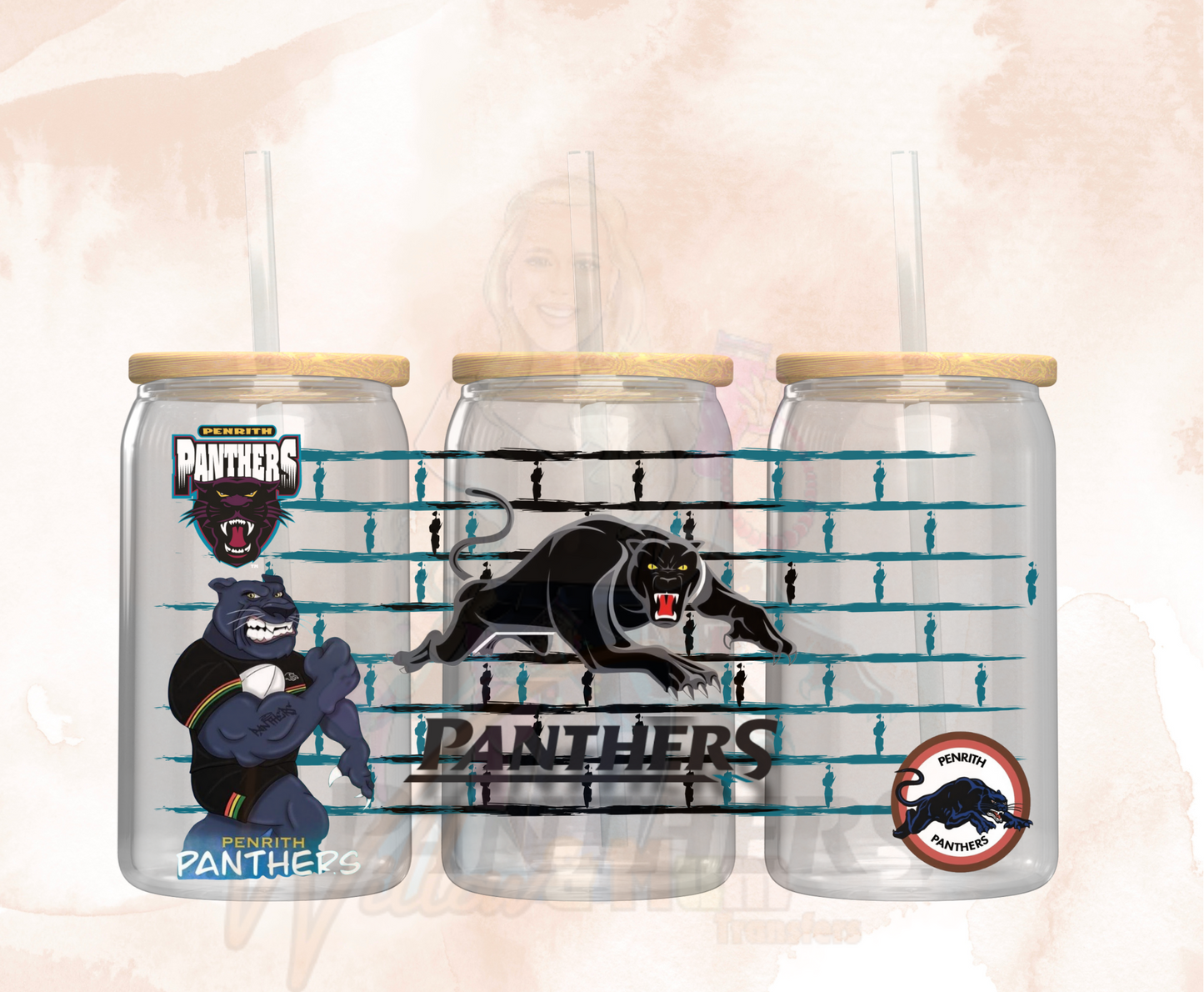 2025 |UV DTF 16OZ WRAP - Sports NRL - Panthers 2