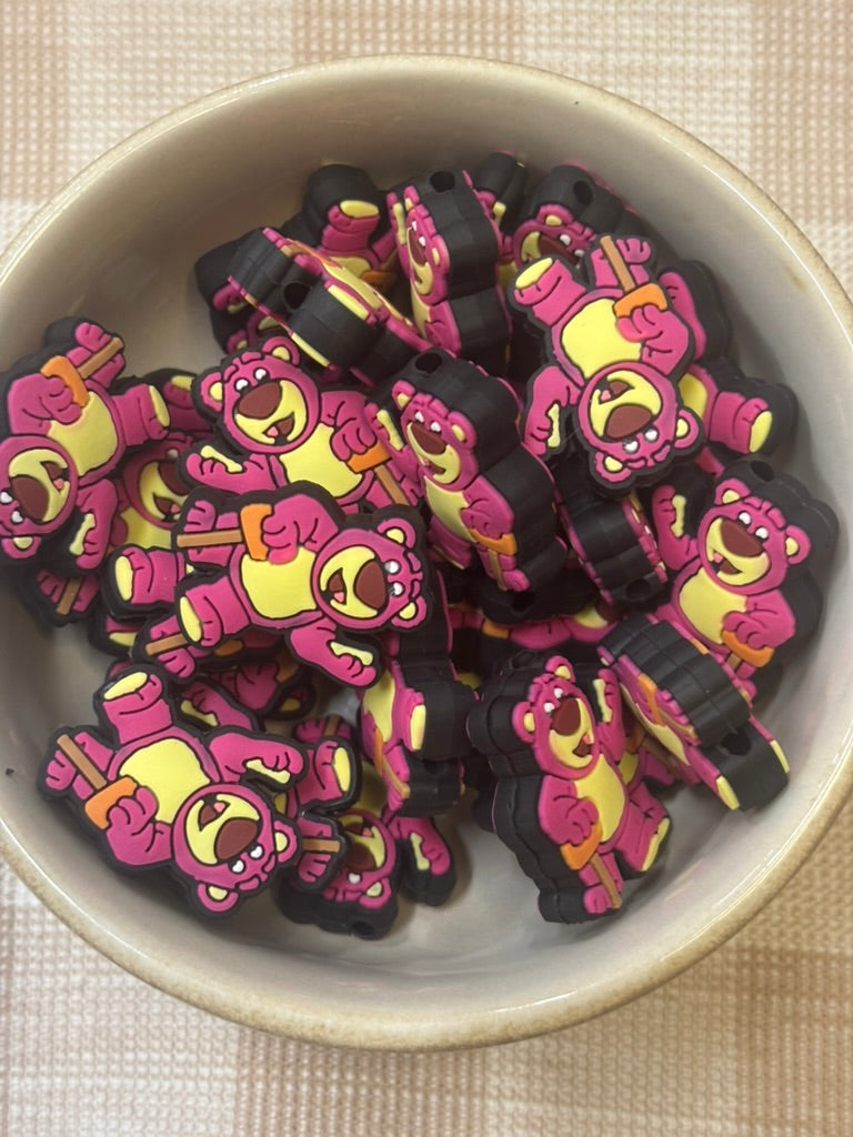 Silicone Focal Bead | Toy story 512 Lotso