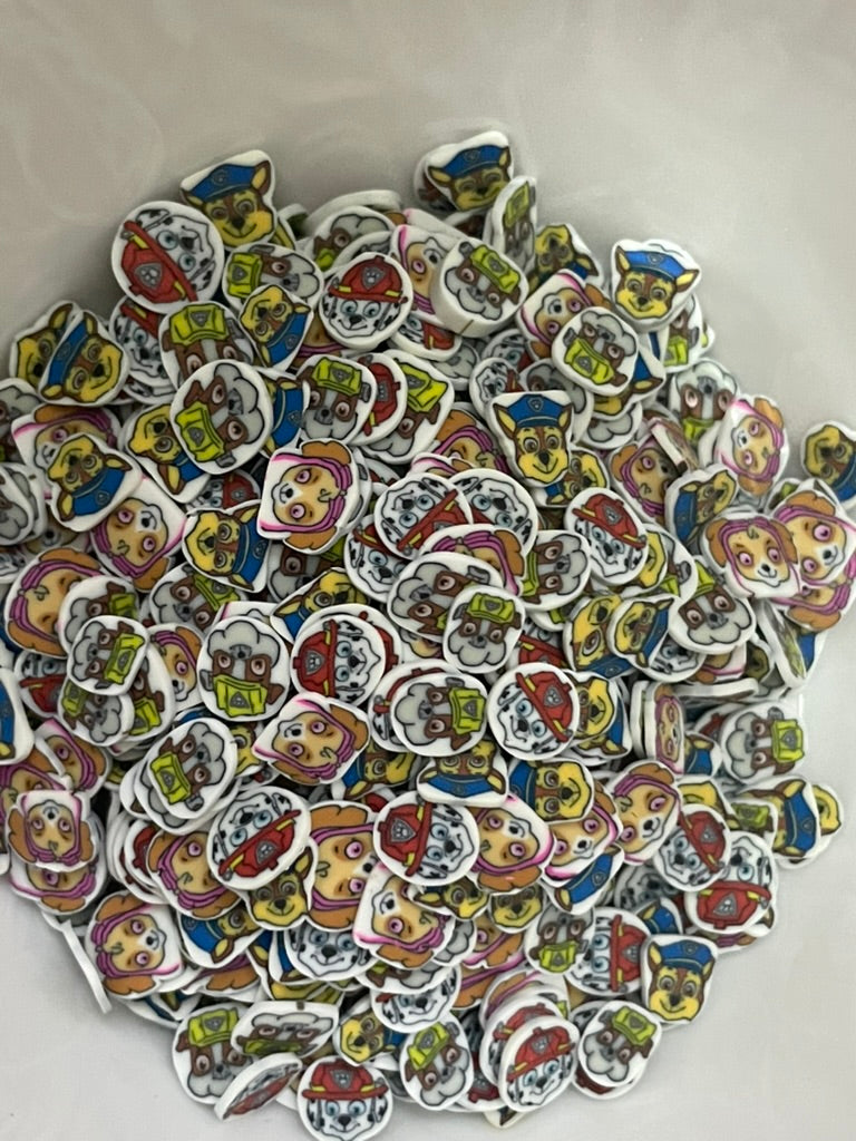 Glitter - Clay Slices Pups