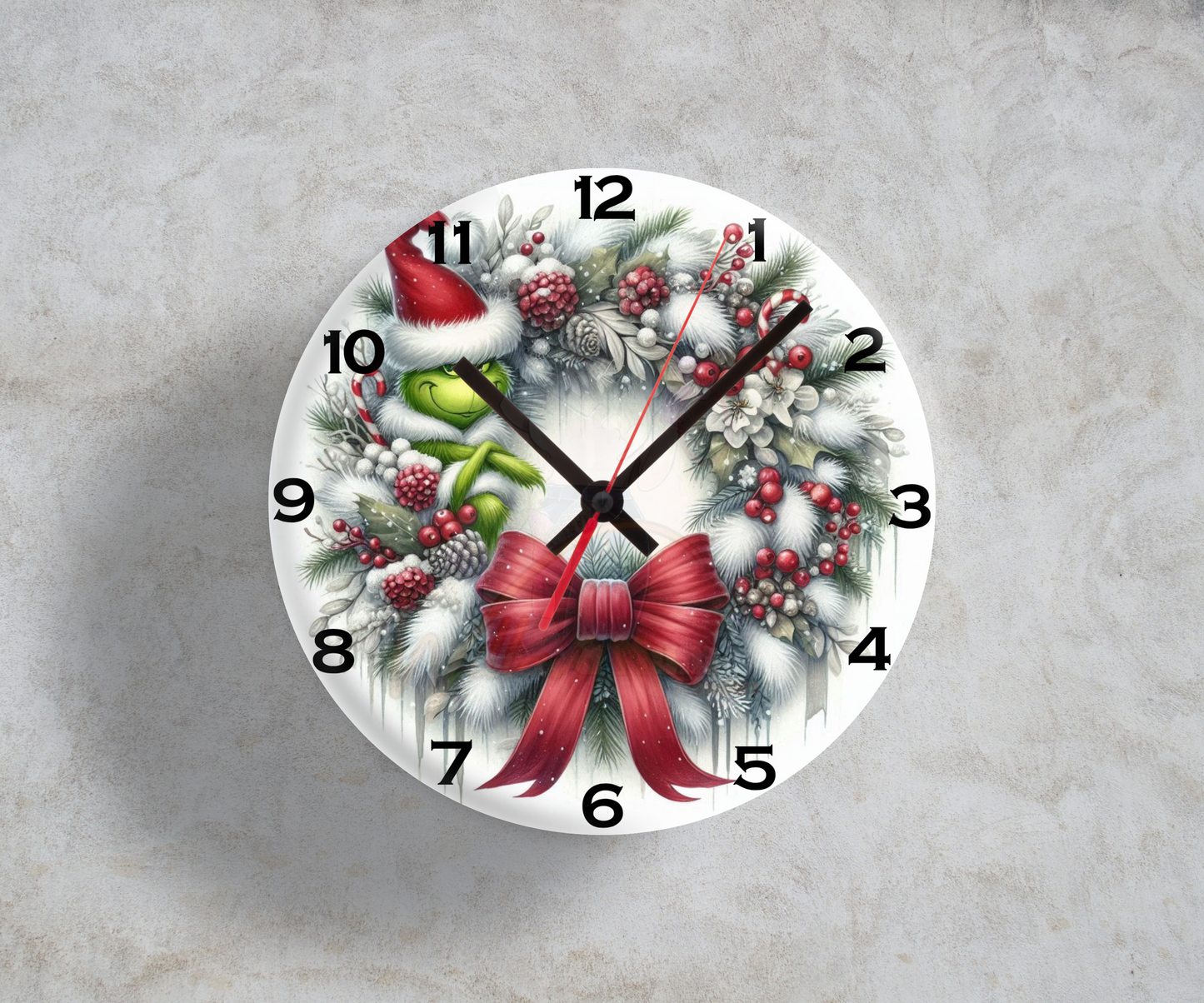 UVDTF |Christmas Clock |1 | Bow