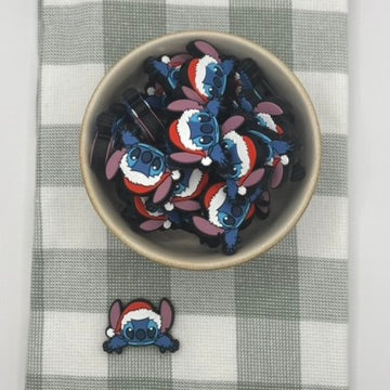 Silicone Focal Bead | 503 | Christmas Stitch