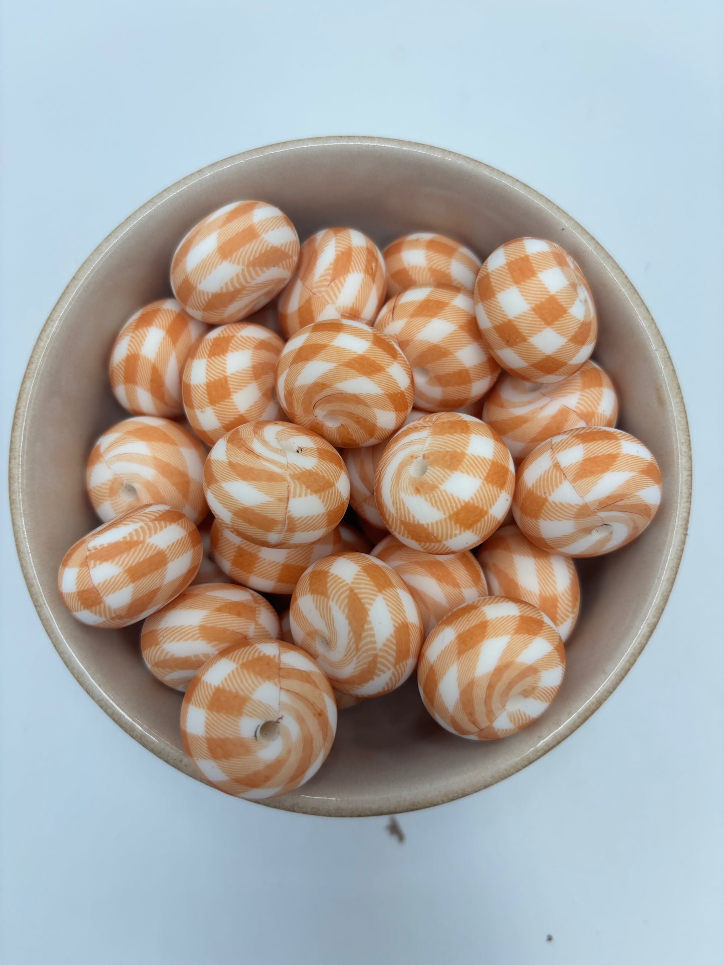 Beads 22mm silicone abacus | Patterned 23