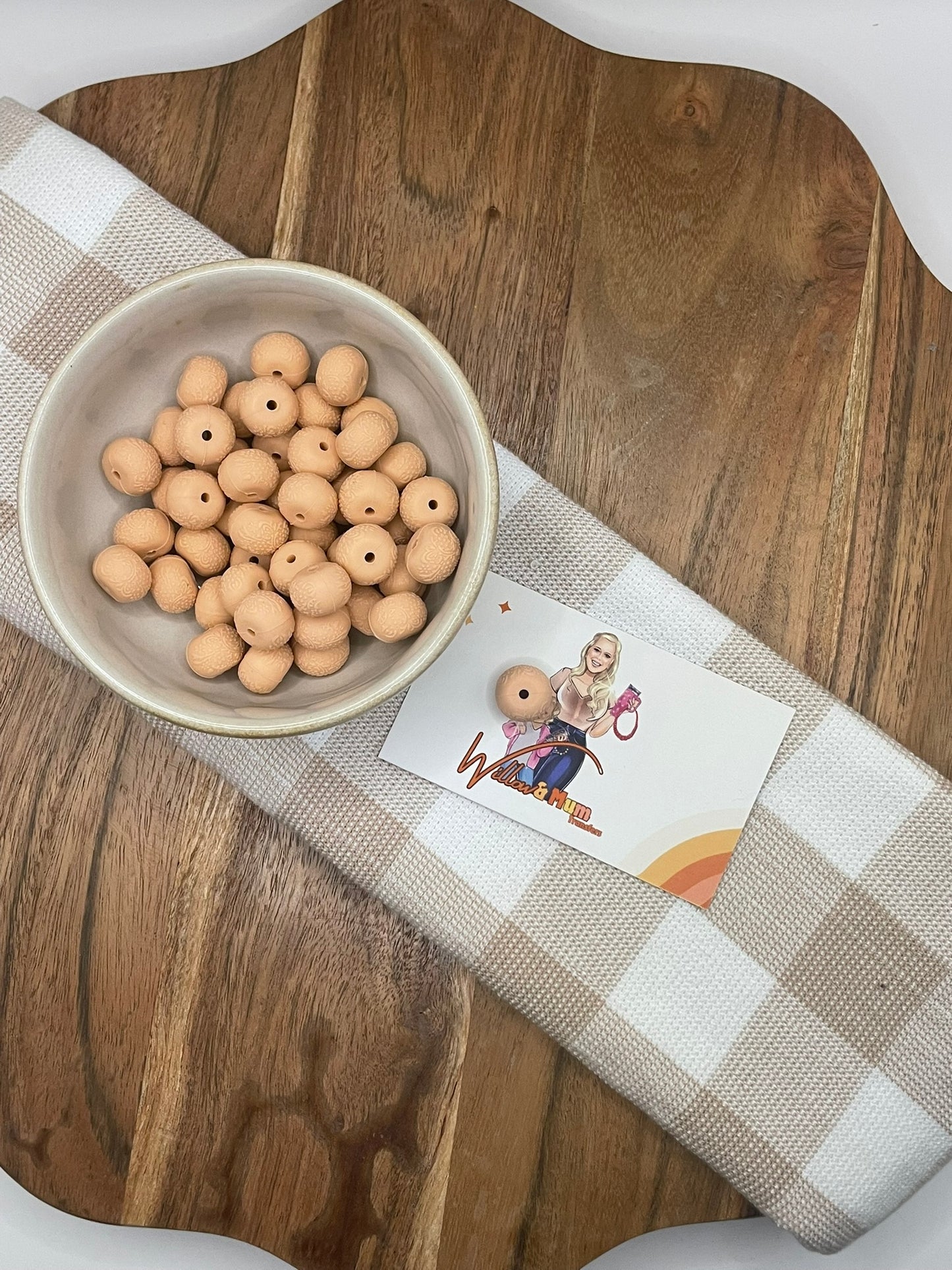 Beads F034 | 14mm silicone abacus | Lucky colour