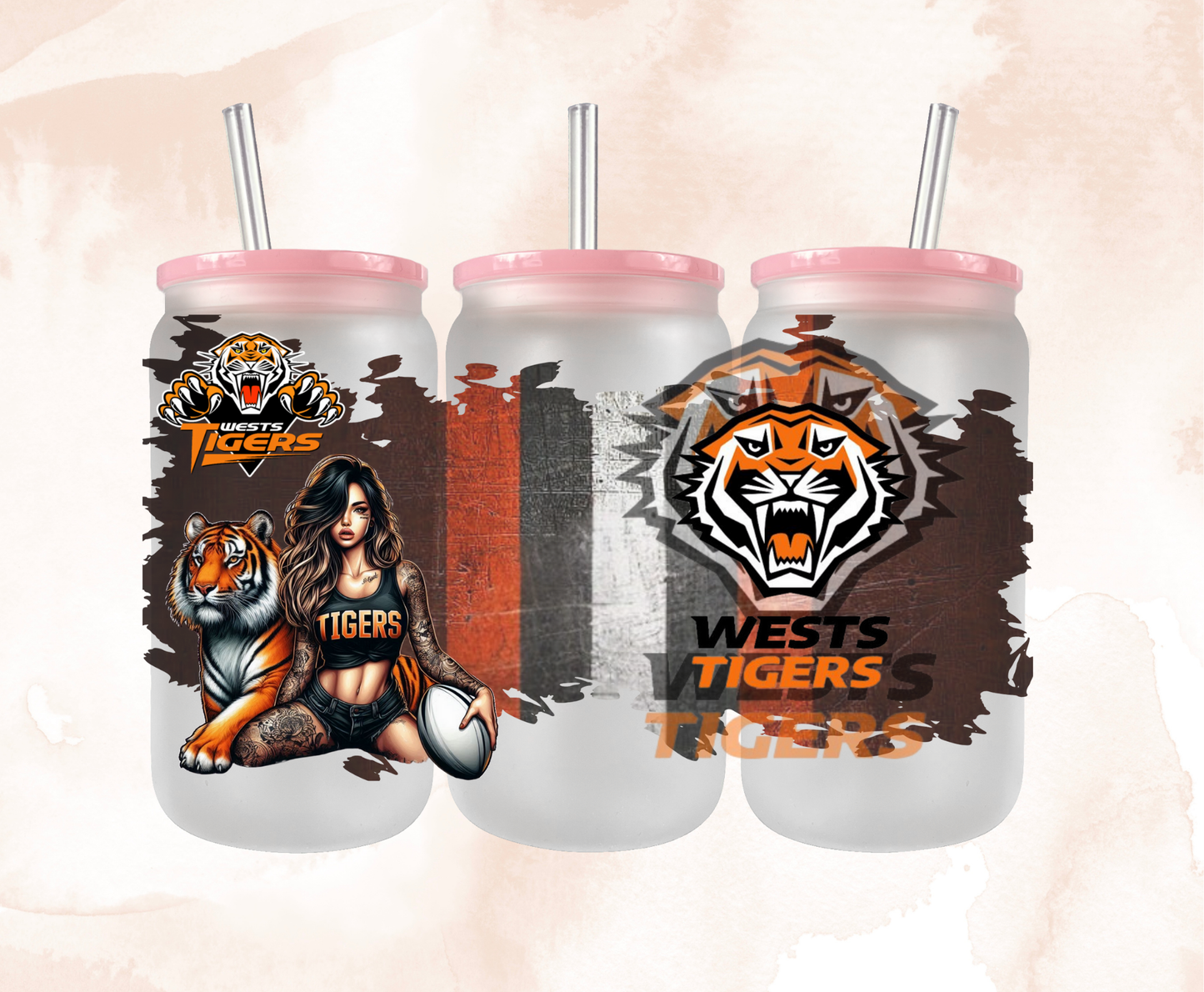 2025 | UV DTF 16OZ WRAP | Sports Tigers 4