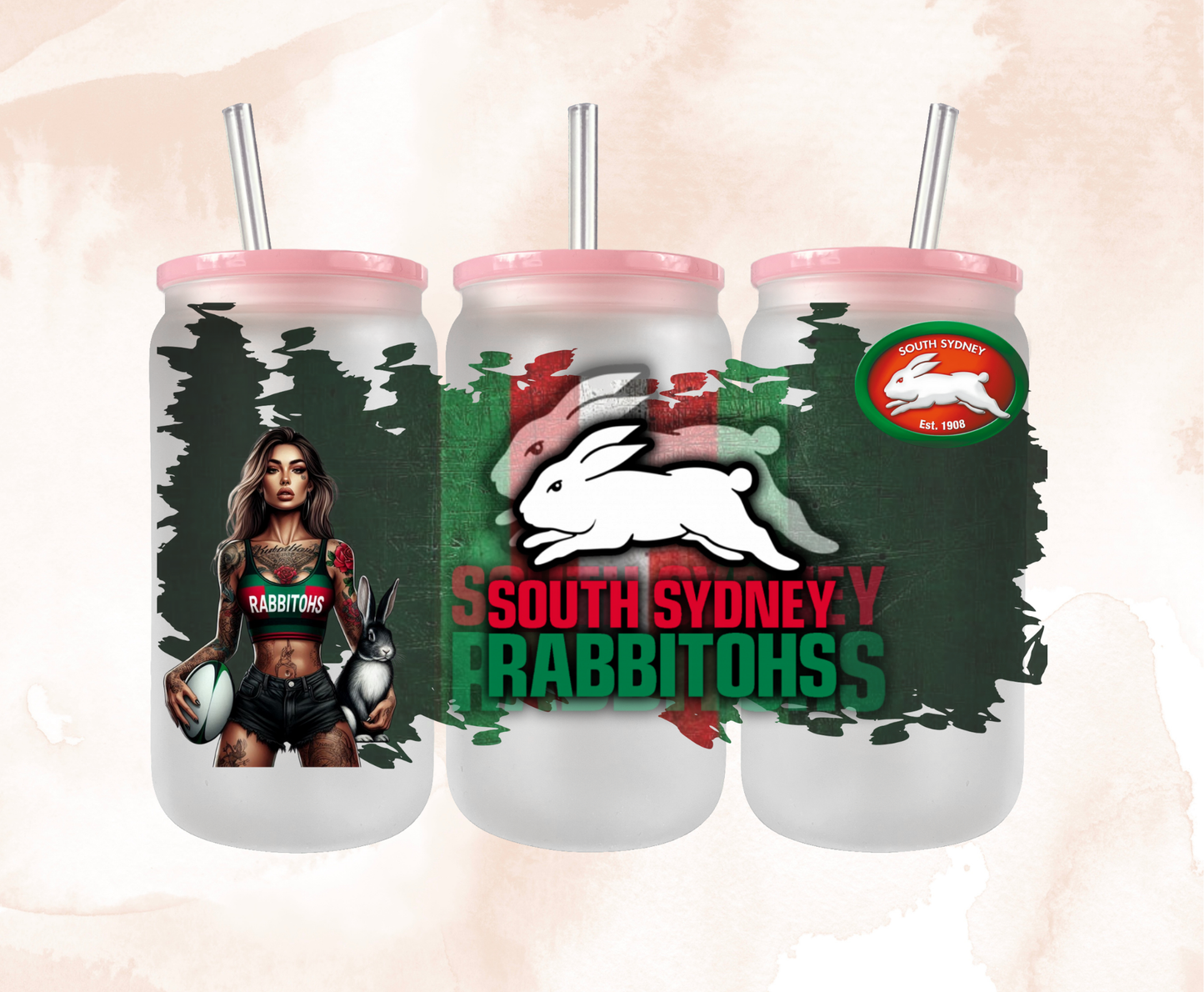 2025 | UV DTF 16OZ WRAP | Sports Rabbitohs 5