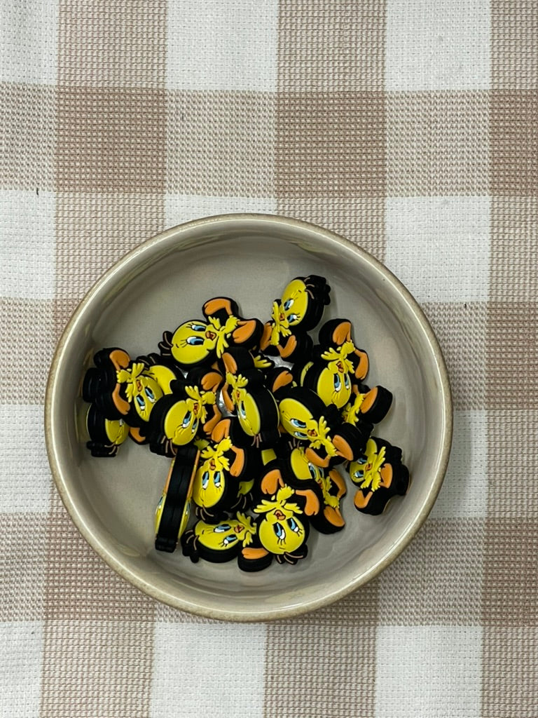 Silicone Focal Bead | 532 Tweety bird