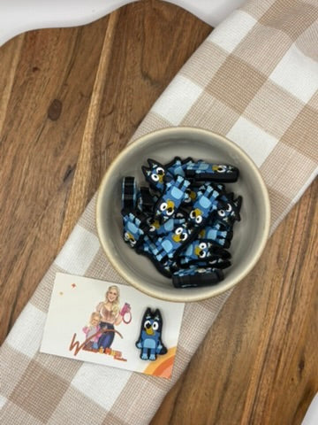 Silicone Focal Bead | 202 | Bluey