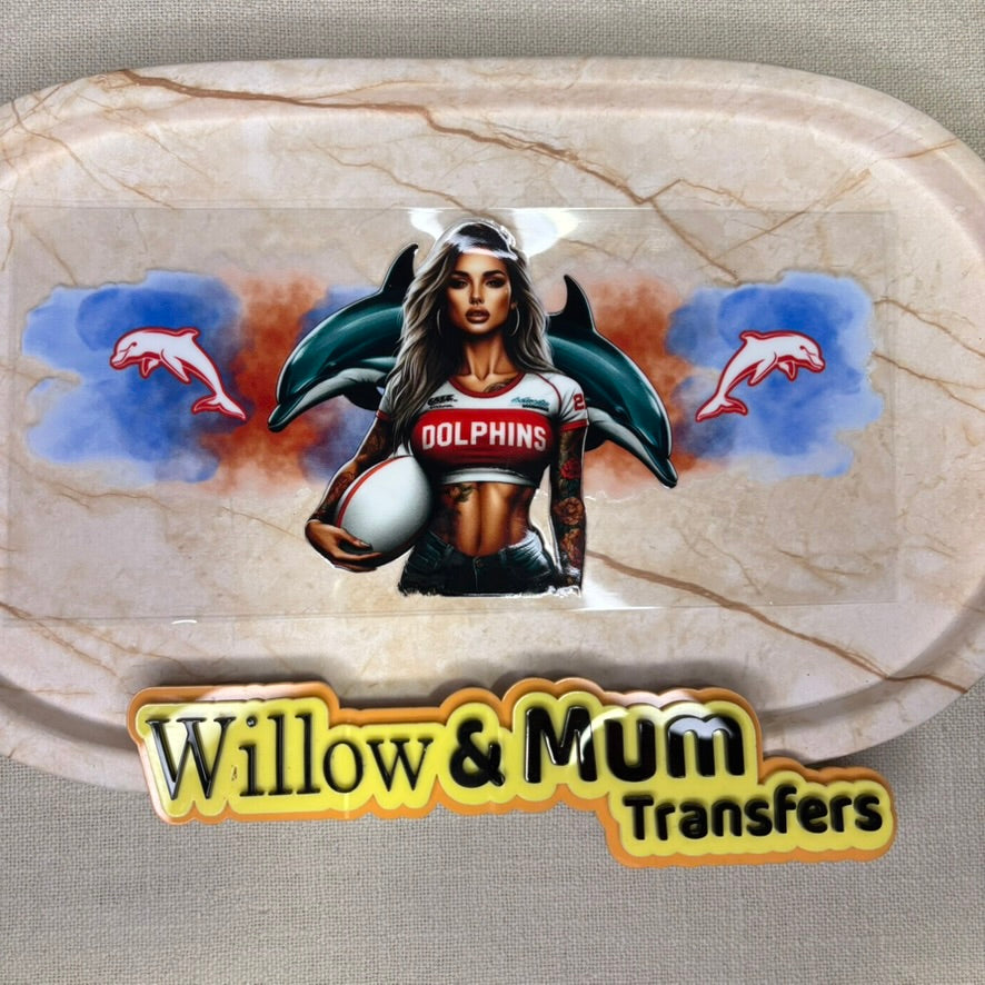 2025 | UV DTF 16OZ WRAP | Sports Dolphins 3