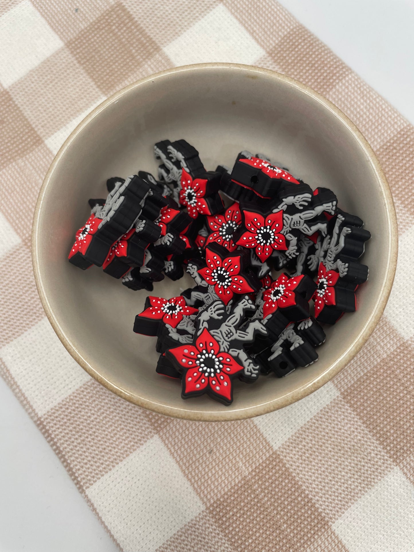 Silicone Focal Bead | Demogorgon stranger things| 486