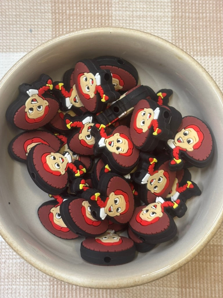 Silicone Focal Bead | 508. Toy story jessie