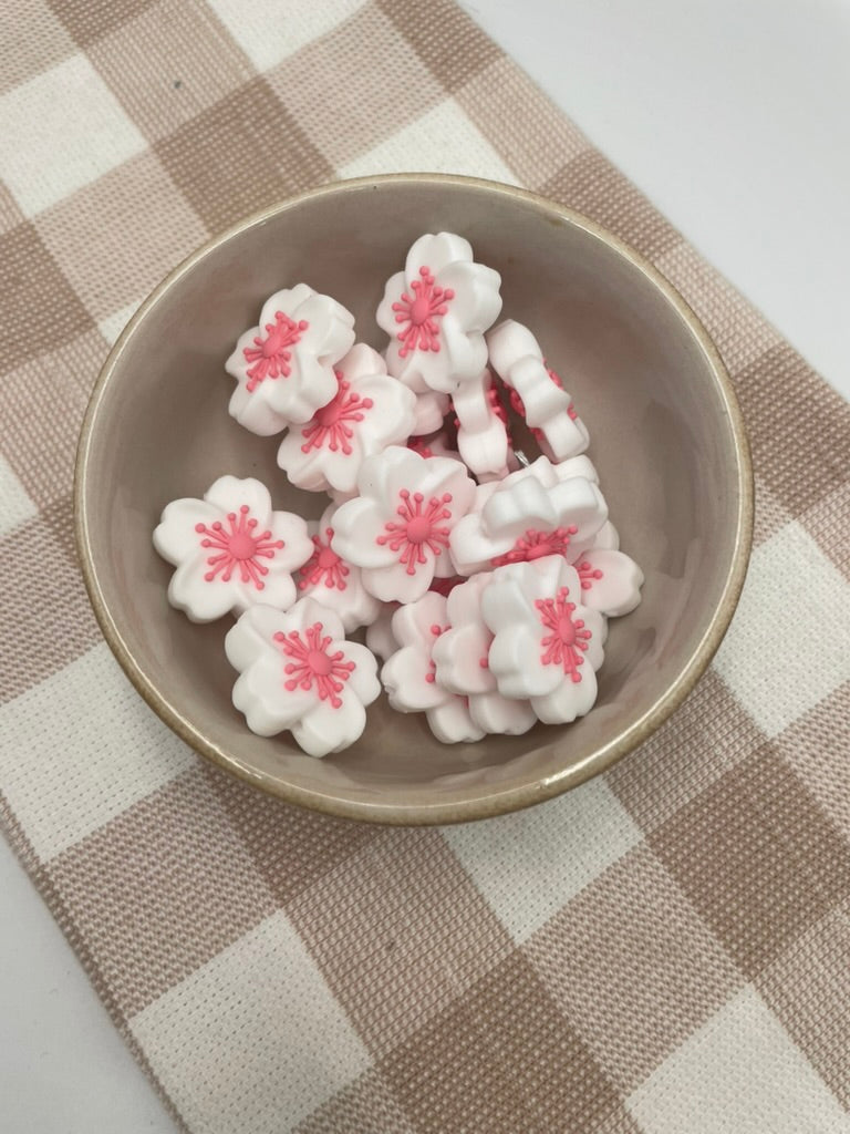 Silicone Focal Bead | Flower | 478