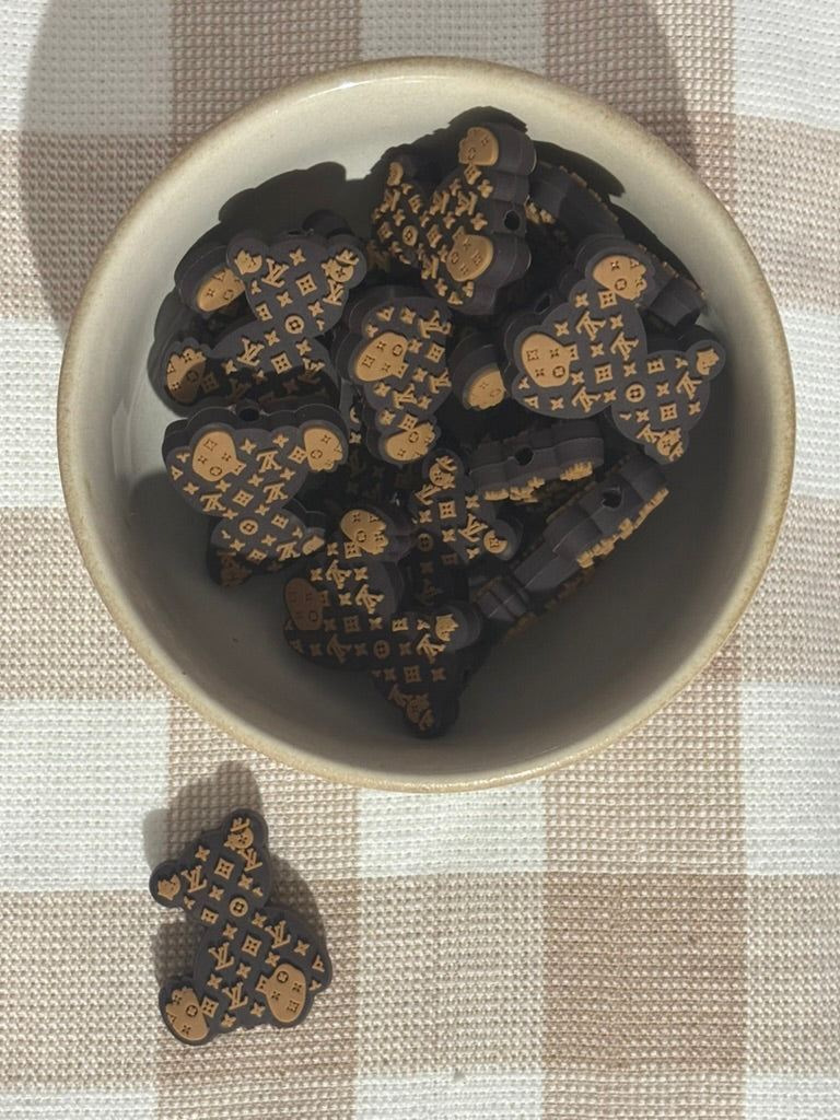 Silicone Focal Bead | 322 | LV Bear