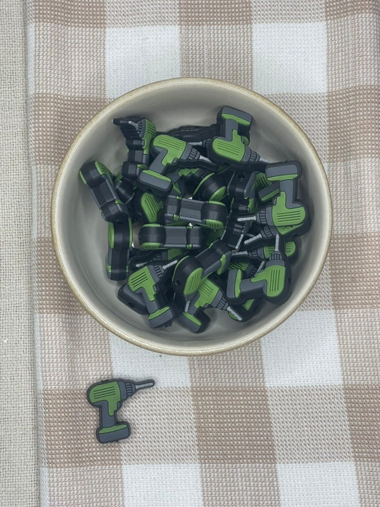 Silicone Focal Bead | Drill | 428