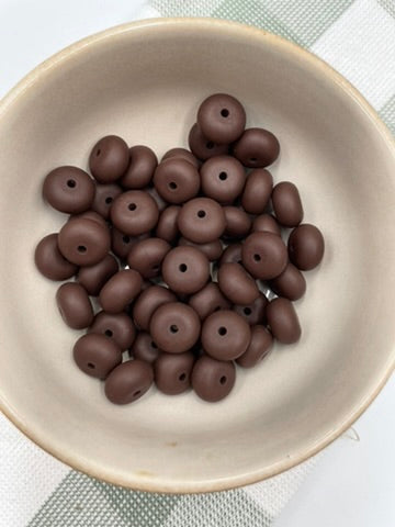 14mm silicone abacus | Coffee | 22