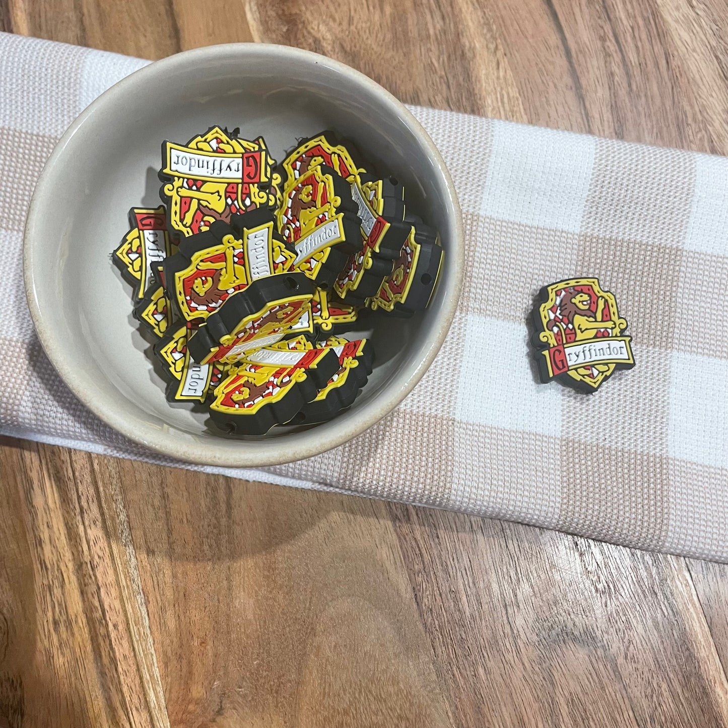 Silicone Focal Bead | 102 | Gryffindor harry potter