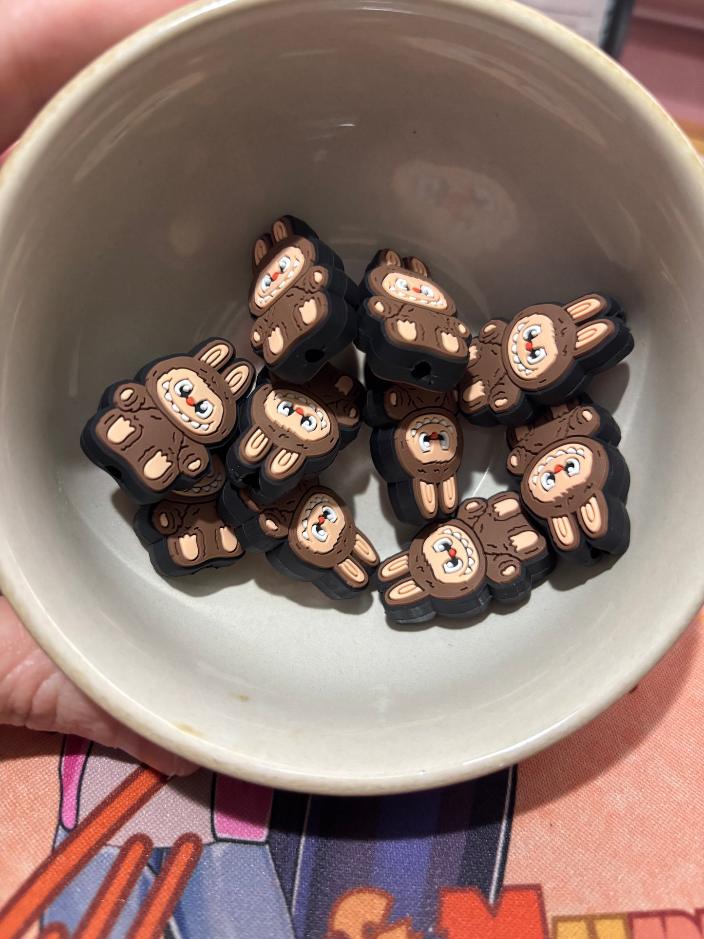 Silicone Focal Bead | 328| Labulu Chocolate