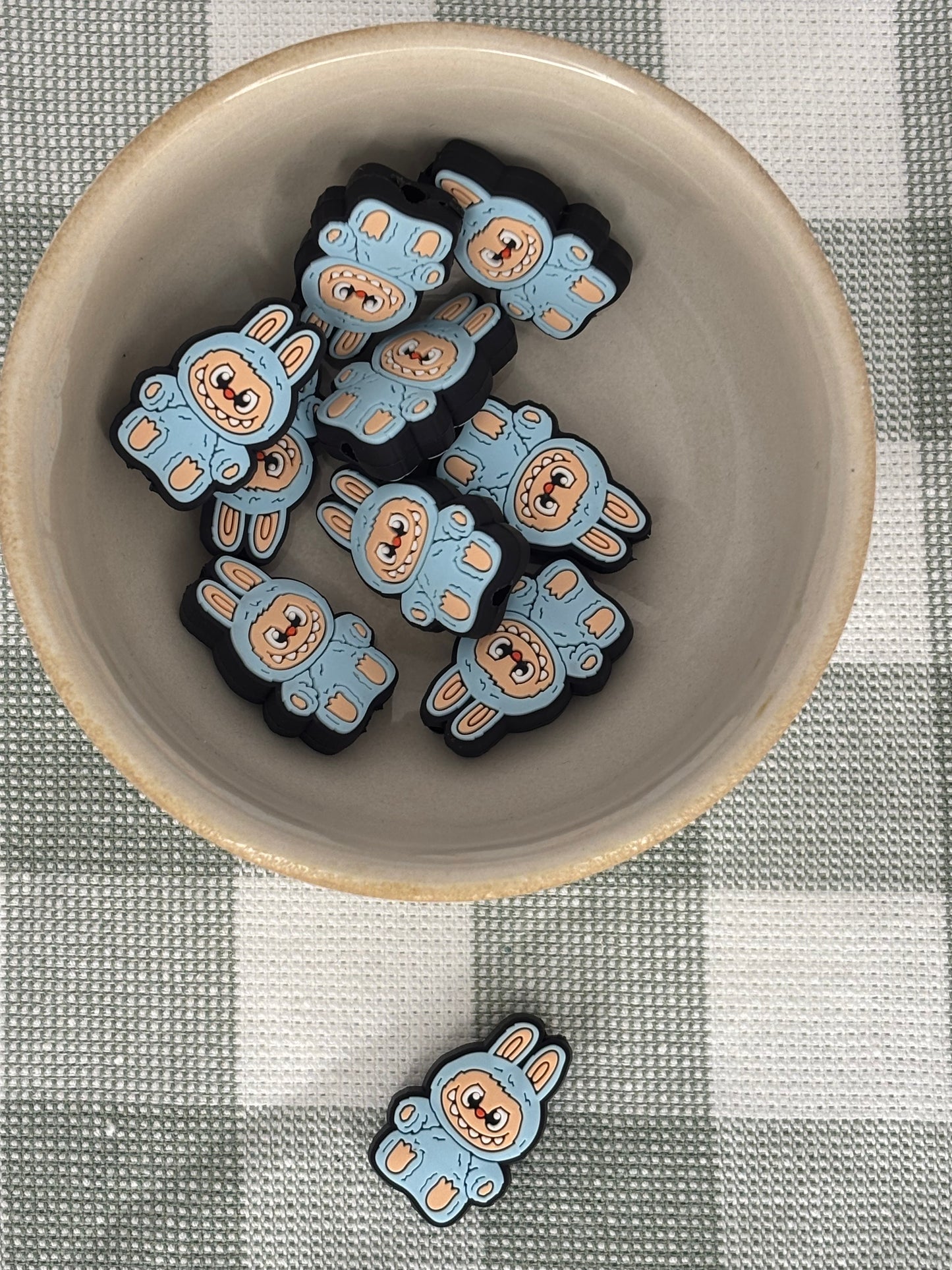 Silicone Focal Bead | 329| Labulu Light Blue