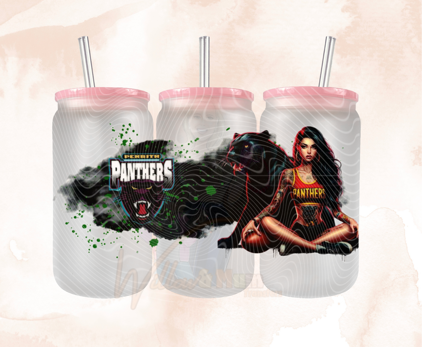 2025 |UV DTF 16OZ WRAP - Sports NRL - Panthers 3