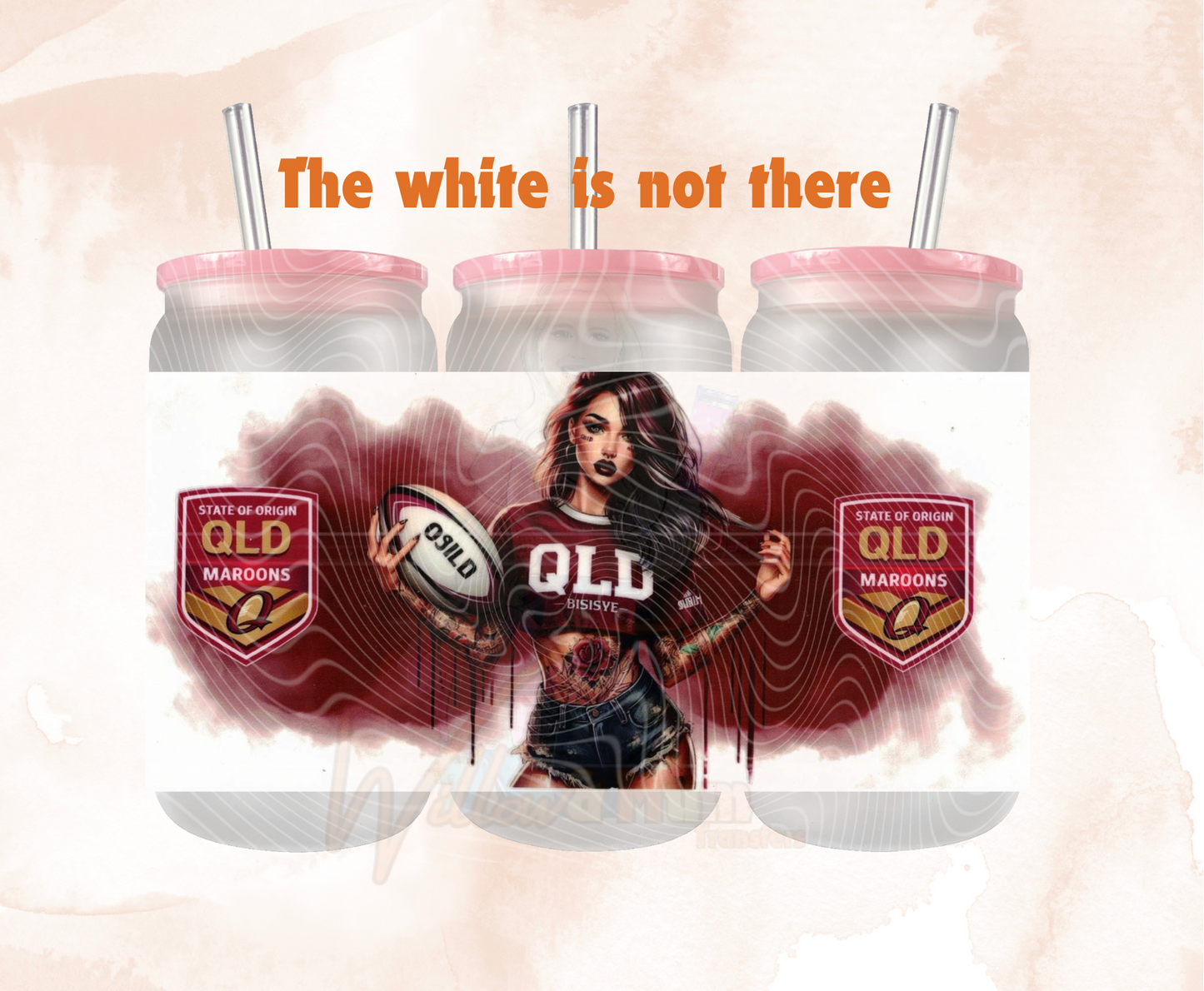 UV DTF 16OZ WRAP | Sports NRL | QLD