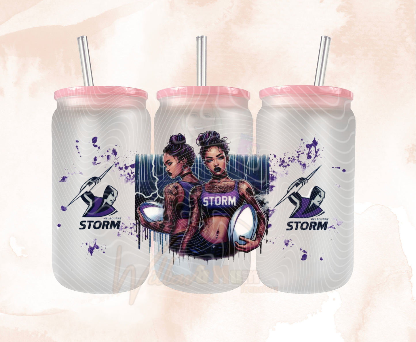 UV DTF 16OZ WRAP - Sports NRL - Storm 3