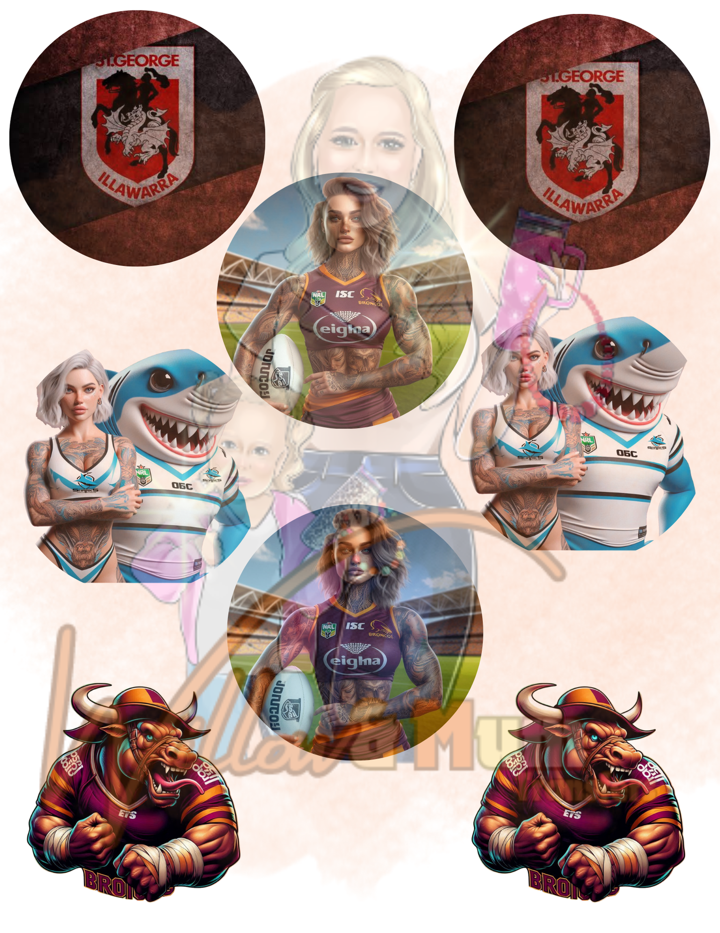 Members Exclusive  | Sublimation Prints | Car Coaster |14