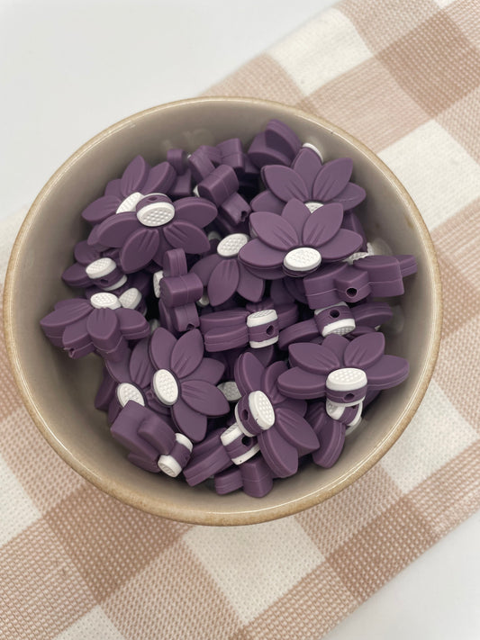 Silicone Focal Bead | Flower | 484