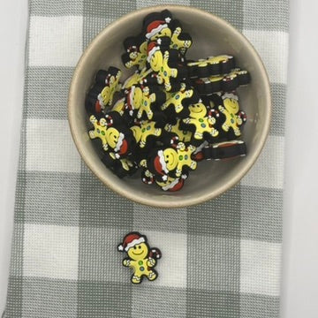 Silicone Focal Bead | 505 | Christmas Ginger Bread Man