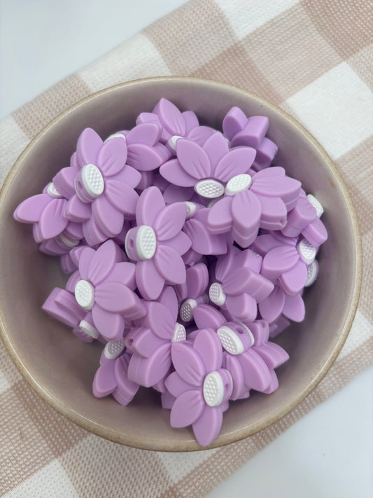 Silicone Focal Bead | Flower | 482