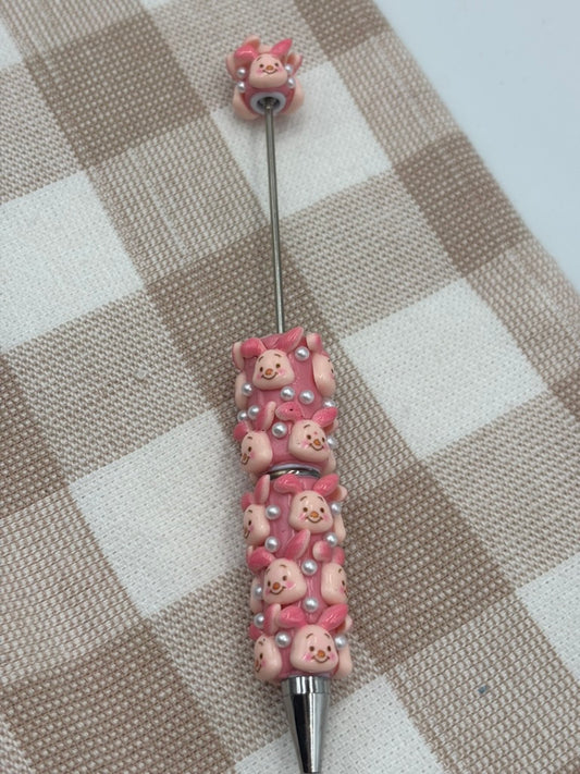 Fancy Bead-able Pens | 21 Piglet