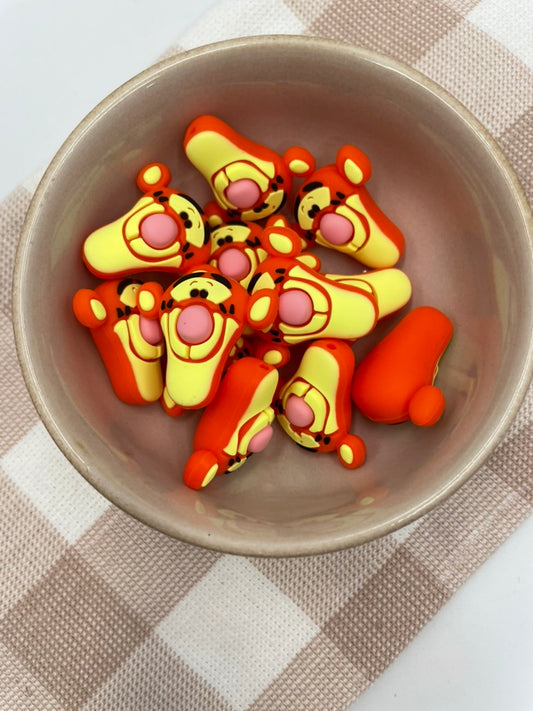 3D Silicone Focal Bead | 355 | Tigger Head