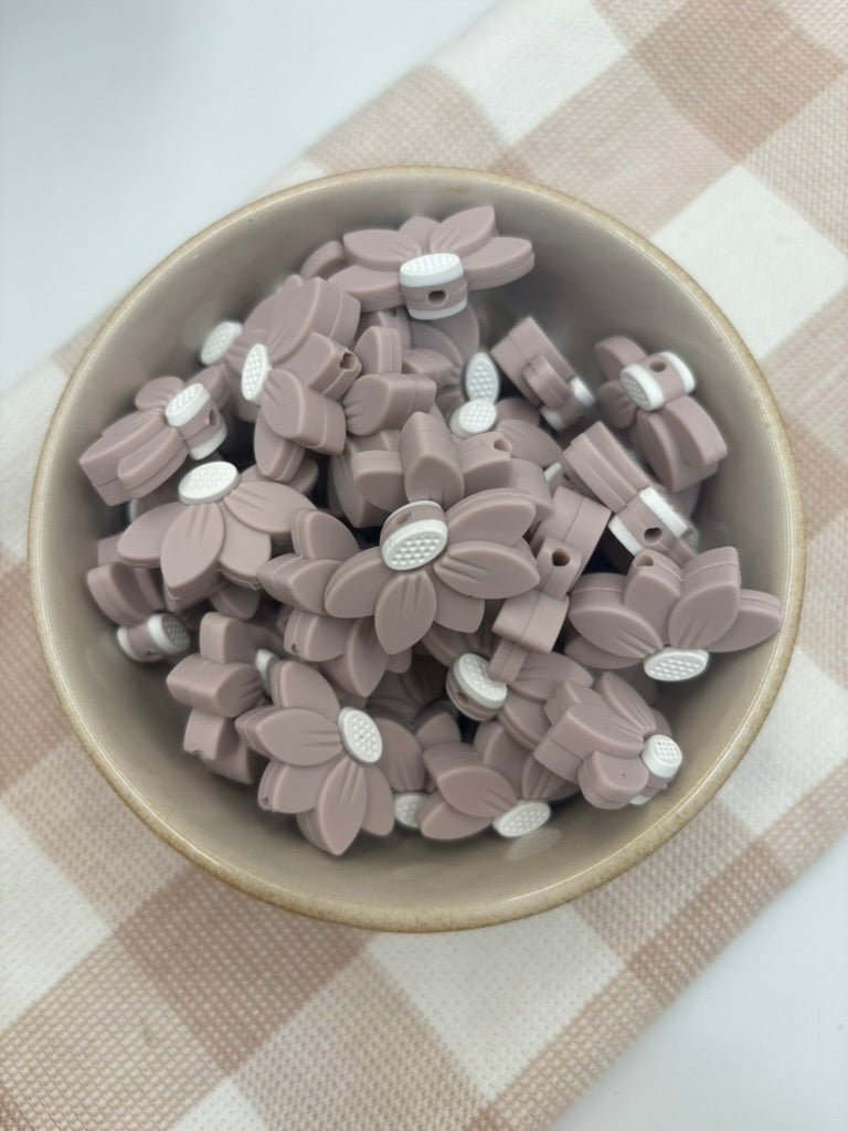 Silicone Focal Bead | Flower | 463