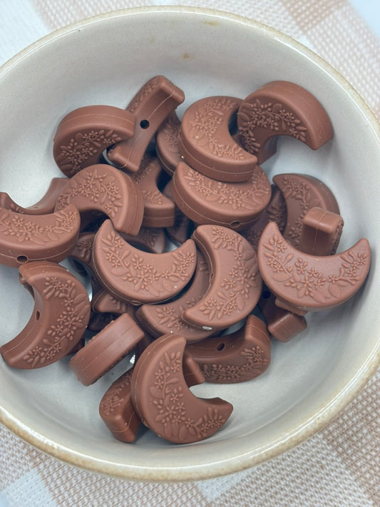 Silicone Focal Bead - 243 | brown moon
