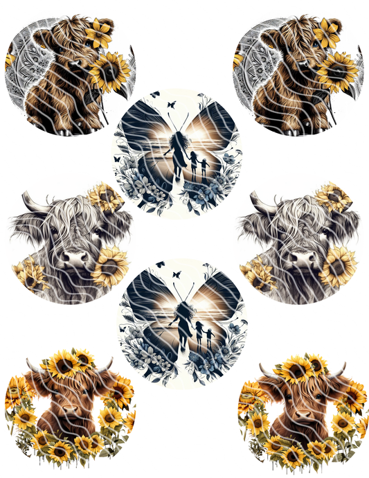 Members Exclusive  | Sublimation Prints | Car Coaster | 12