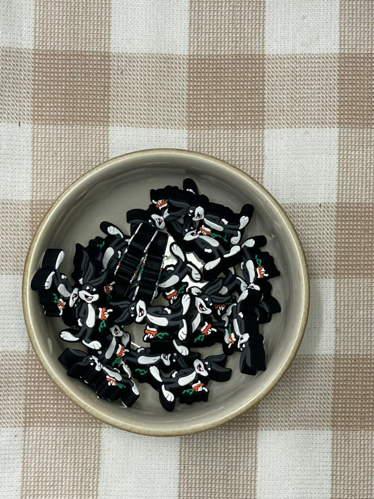 Silicone Focal Bead | 536 bugs bunny