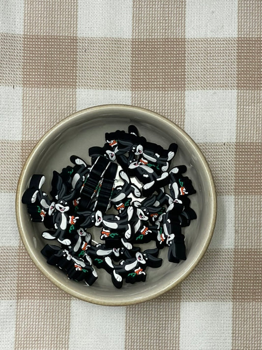 Silicone Focal Bead | 536 bugs bunny