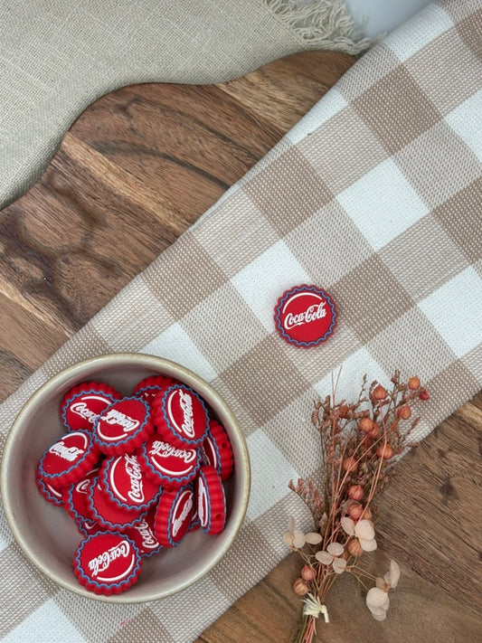 Silicone Focal Bead | 242 coke