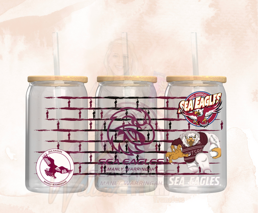 UV DTF 16OZ WRAP - Sports NRL - Sea Eagles 2