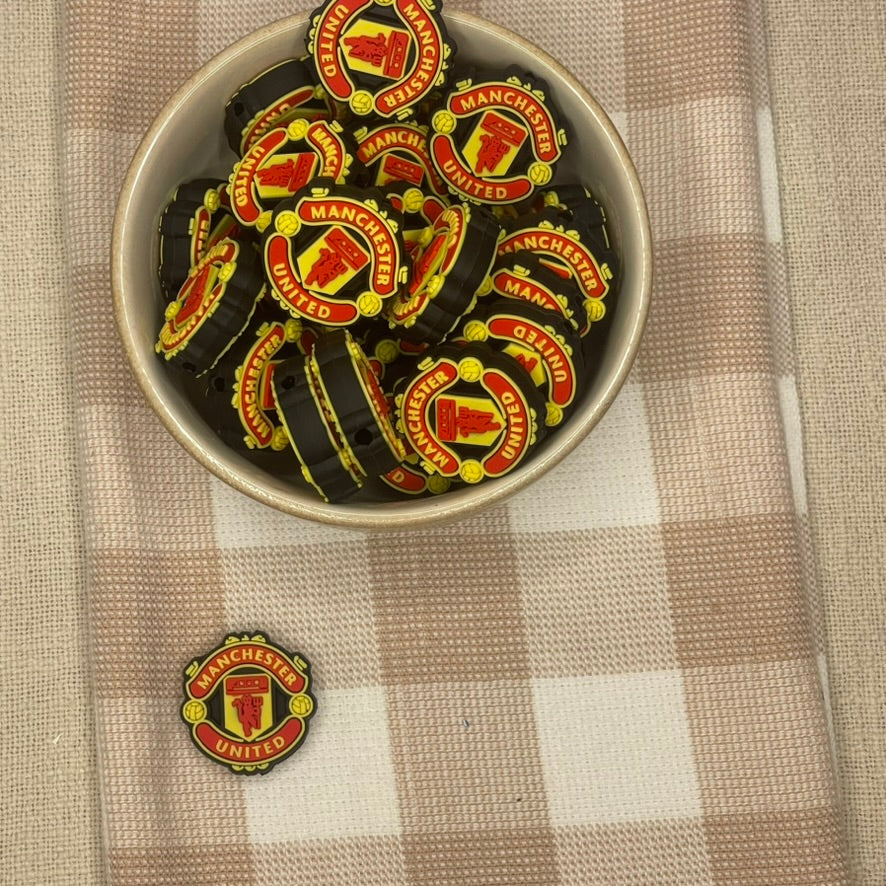 Silicone Focal Bead | Manchester United | 420