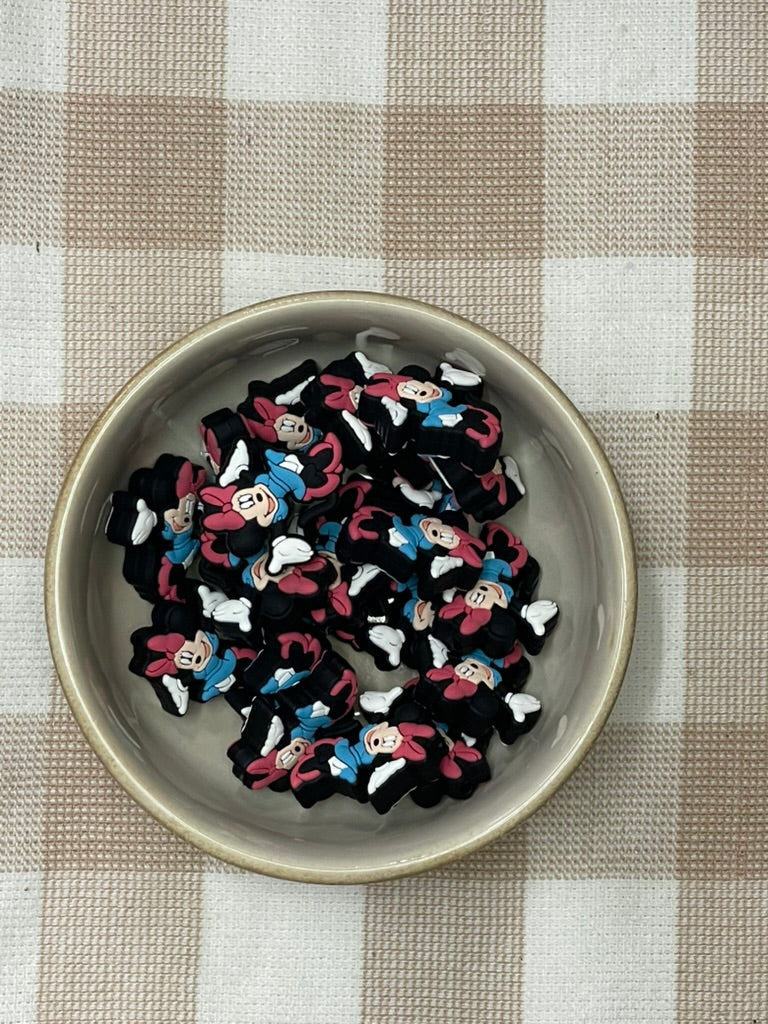Silicone Focal Bead | 533 minnie mouse