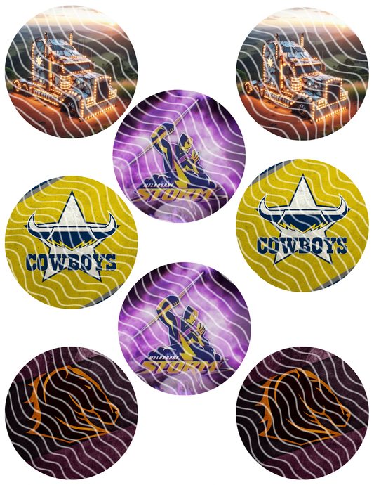 Members Exclusive  | Sublimation Prints | Car Coaster | 2