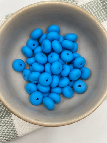14mm silicone abacus | Treasure Blue | 132
