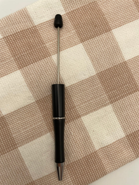Bead-able Pen Blank | Matte black 10